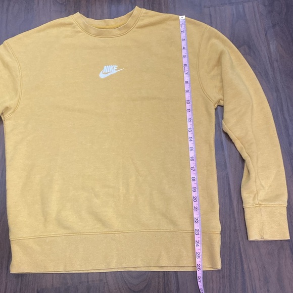 Nike crewneck yellow/ gold medium - Picture 6 of 7